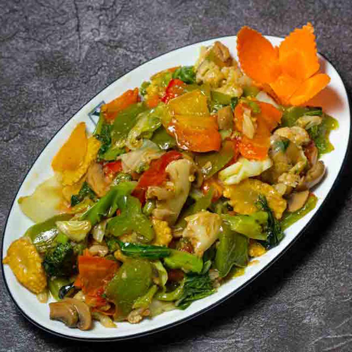 CHICKEN WITH VEGETABLE